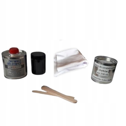 Zestaw naprawczy do czarnego / szarego konglomeratu marmuru granitu