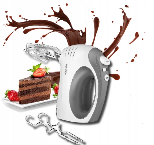 Hoffen mikser ręczny funkcja turbo 5 prędkości haki mieszadła HM-4185