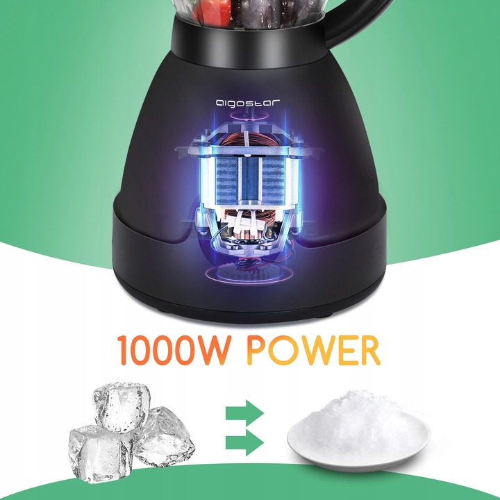 Blender kielichowy Aigostar kruszony lód 1000W