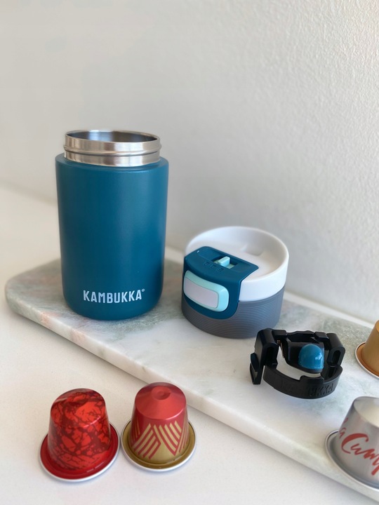 Kambukka kubek termiczny Etna 300ml Deep Teal kubek na ciepłe napoje