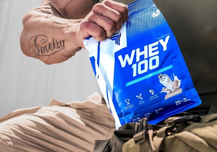 PYSZNE BIAŁKO WPC Trec Whey 100 700g PROTEINY NA MASĘ MIĘŚNIE DO TRENINGU