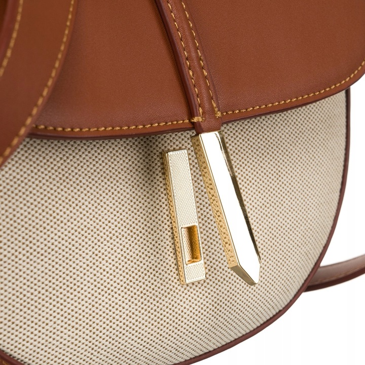 Torebka listonoszka damska Peterson płócienna canvas elegancka na ramię