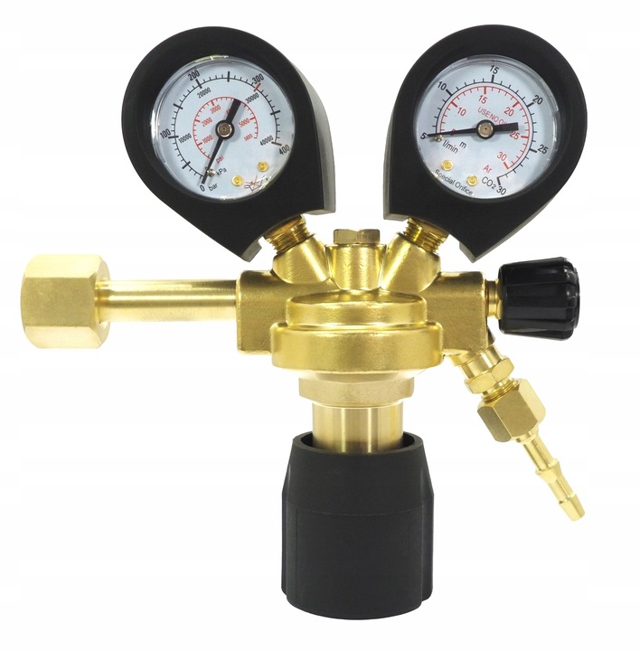 Reduktor butlowy ARGON/CO2 2 manometry do AR/CO2 mieszanka