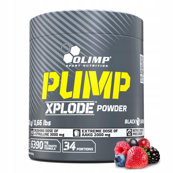 OLIMP PUMP XPLODE 300g PRZEDTRENINGÓWKA CYTRULINA L-ARGININA AAKG