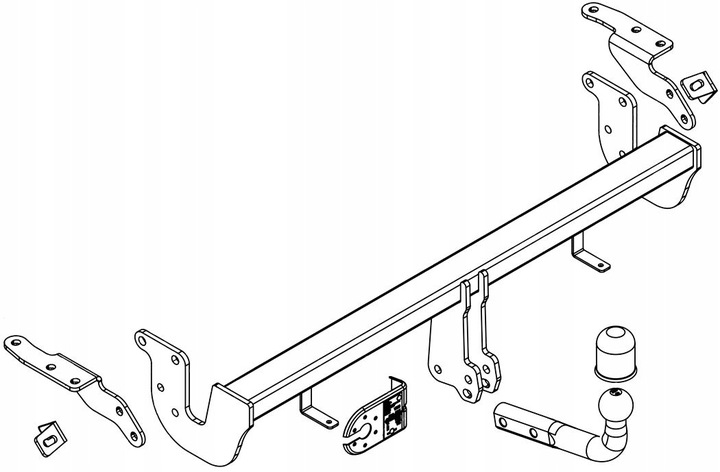 Hak holowniczy MITSUBISHI ASX 2010-2022 (APV/MPV) 2WD 4WD AWD