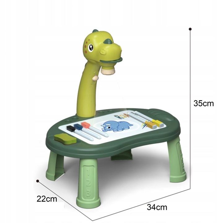 Projektor Rzutnik Do Nauki Rysowania Gry Planszowe Prezent dla 3 4 5 Latka