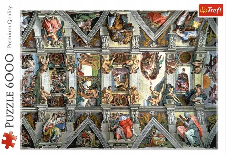 PUZZLE 6000 EL. SKLEPIENIE KAPLICY SYKSTYŃSKIEJ TREFL