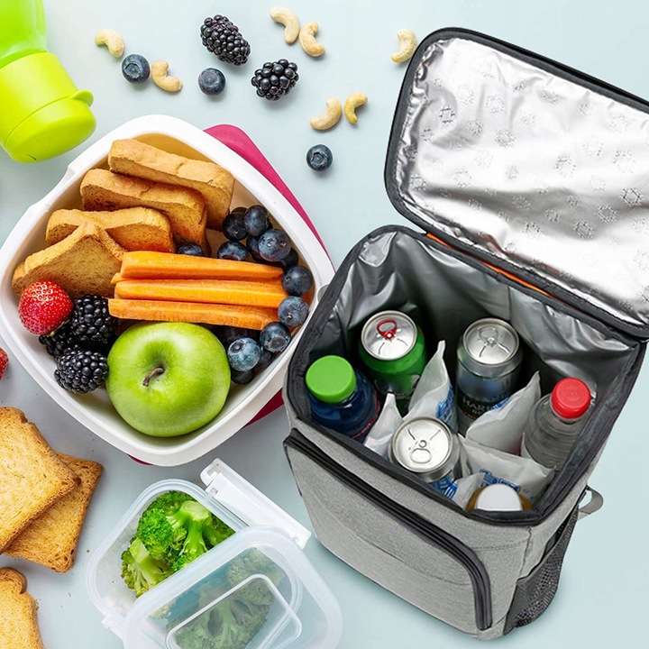 Plecak Termiczny Chłodzący Termoizolacyjny Lodówka Plażowy Torba + Wkład