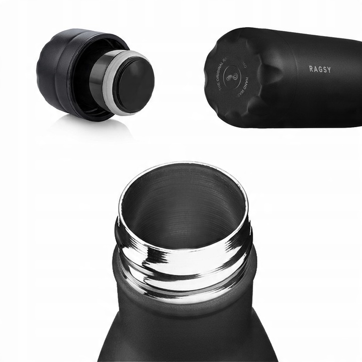 Butelka Termiczna Original 500 ml BPA FREE 12/24H - Midnight/ Czarna