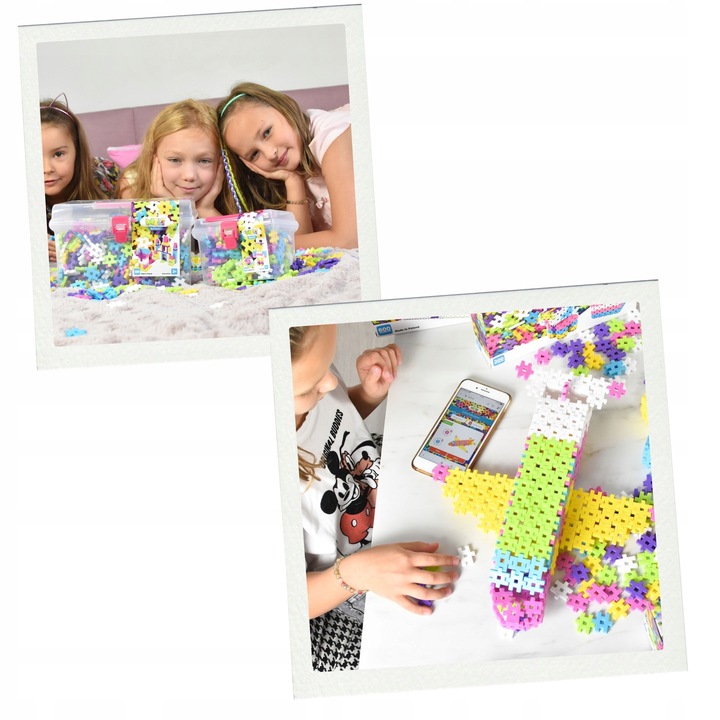 KLOCKI KONSTRUKCYJNE WAFLE MELI BASIC TRAVEL BOX 500 EL PUZZLE GOFRY