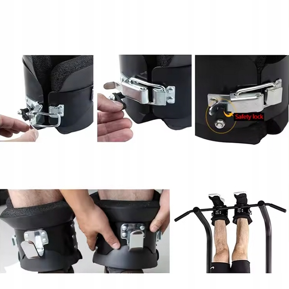 BUTY GRAWITACYJNE NA DRĄŻEK DO ZWISÓW INWERSYJNE GRAVITY BOOTS WYTRZYMAŁE