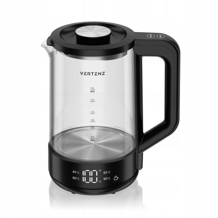 Czajnik ELEKTRYCZNY LED Vertenz TUYA 1,7L 2000W Warm REGULACJA TEMPERATURY