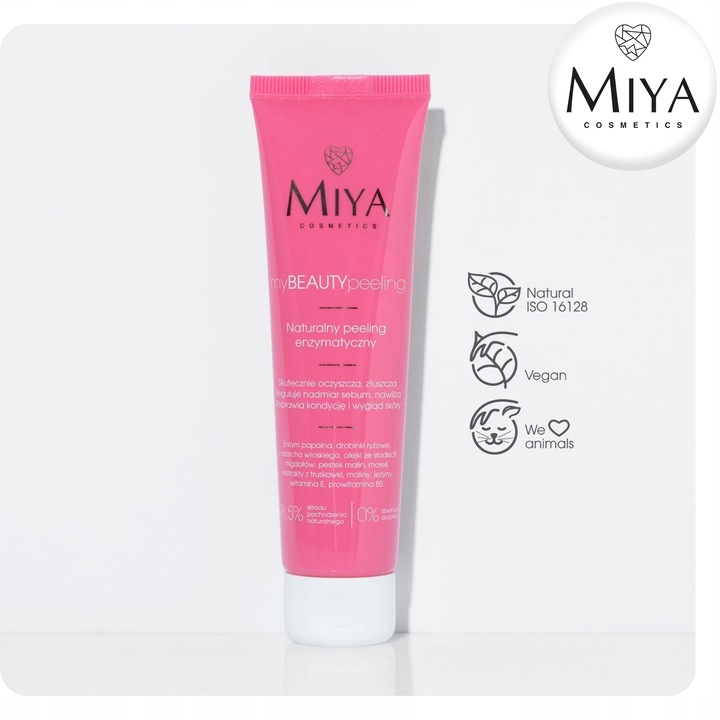 Naturalny Peeling Enzymatyczny Do Twarzy Oczyszczający Złuszczający 60 ml