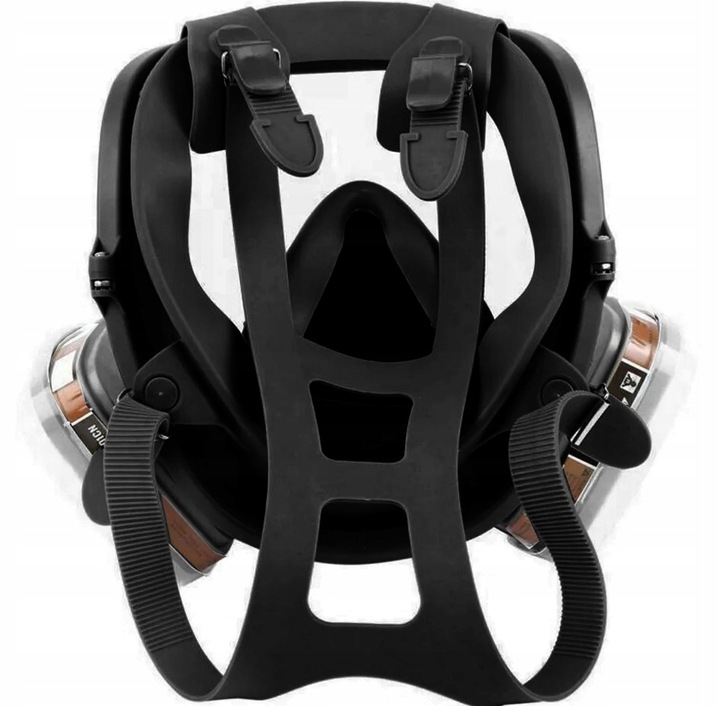 MASKA PRZECIWPYŁOWA 6800 OCHRONNA + 2x WKŁADY WĘGLOWE + 12x FILTRY Koanni