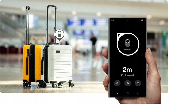 Lokalizator GPS Samsung SmartTag2 Tracker Bluetooth Breloczek Czarny