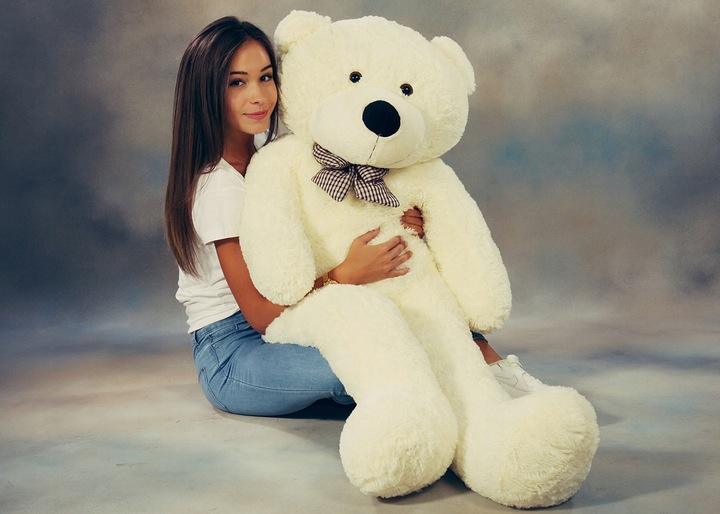 DUŻY PLUSZOWY MIŚ PLUSZAK GIGANT 180CM SUPER MIŚ