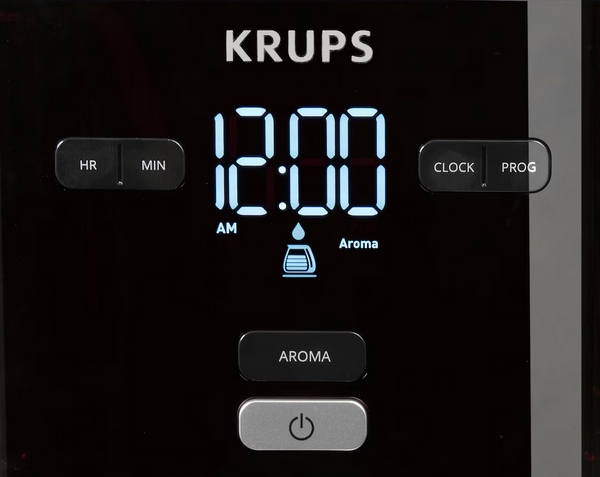 EKSPRES PRZELEWOWY KRUPS KM6008 1,25L CZARNY UTRZYMYWANIE CIEPŁA