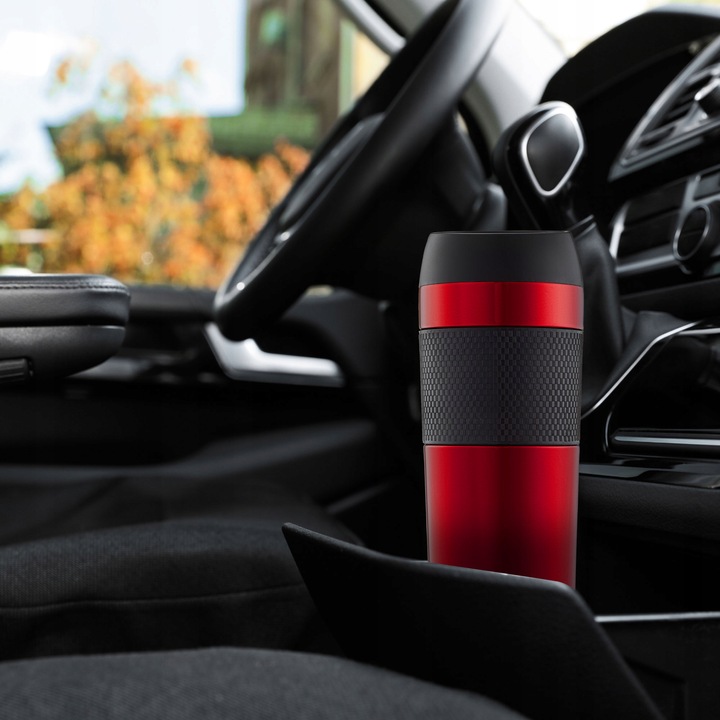 KUBEK TERMICZNY TERMOS GORĄCE NAPOJE DO 12H-24H KAWA HERBATA SZCZELNY 400ml