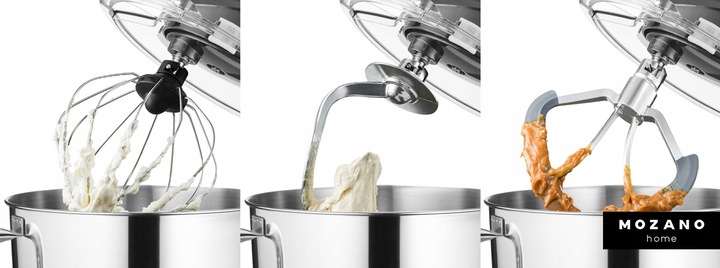 ROBOT PLANETARNY KUCHENNY MIKSER 3 MIESZADŁA MISA 6.2L MOCNY