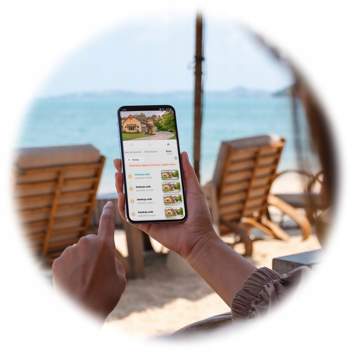 OBROTOWA KAMERA ZEWNĘTRZNA IP WIFI ICSEE ZOOM DWA OBIEKTYWY ULTRA HD 3MPx