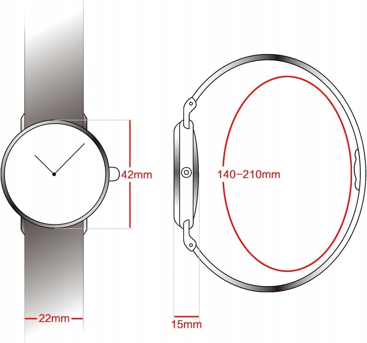 ZEGAREK AUTOMATYCZNY SZKIELET-OTWARTY MECHANIZM