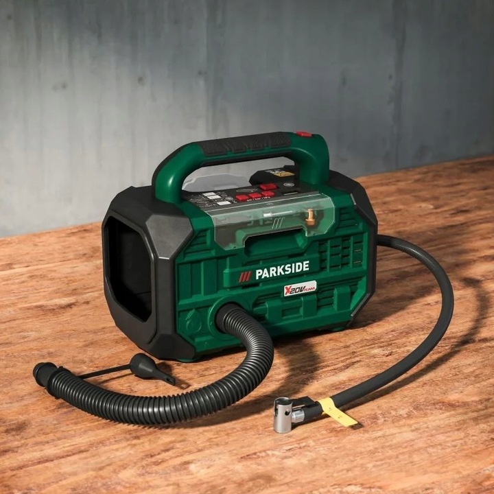 PARKSIDE aku pompka turystyczna z latarką 3w1 20V PKA 20 Li C3