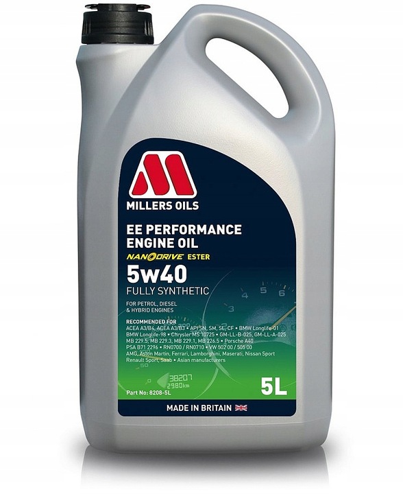 OLEJ 5W-40 EE PERFORMANCE 5L MILLERS