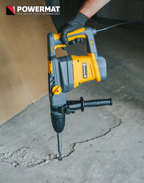 MŁOT UDAROWY OBROTOWY SDS MAX 2800W 18J WALIZKA ZESTAW REGULACJA OBROTÓW