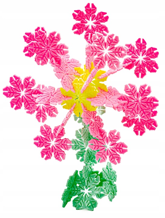 Klocki Konstrukcyjne Rzepy Płatki Śniegu 2500 elem