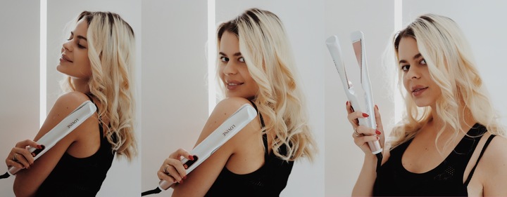 PROSTOWNICA LOKÓWKA DO WŁOSÓW 2w1ceramiczna LOVINE