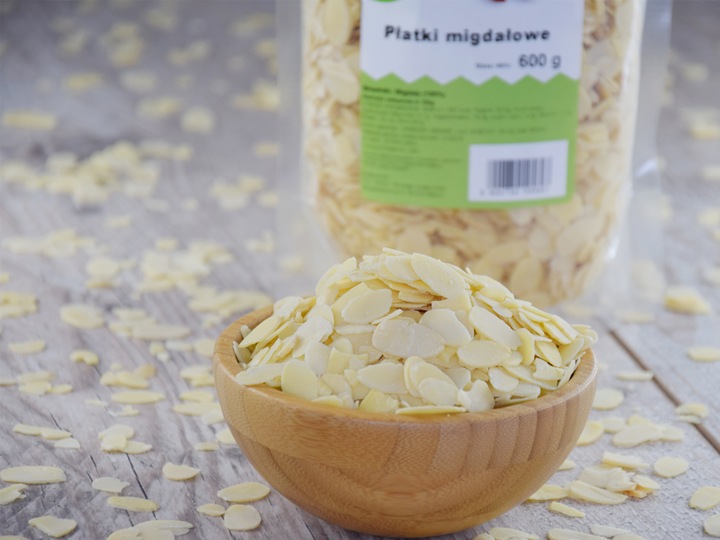 PŁATKI MIGDAŁOWE, migdały PŁATEK 600g