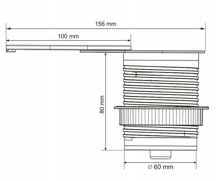 Gniazdo Wpuszczane Chowane w Blat USB + USB-C Przesuwana Pokrywa Kabel 1,9m
