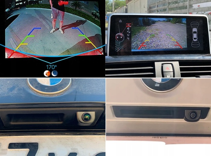KAMERA COFANIA DLA EKRANU ANDROID CVBS AHD DLA BMW F30 F31 F10 F11 1080P HD
