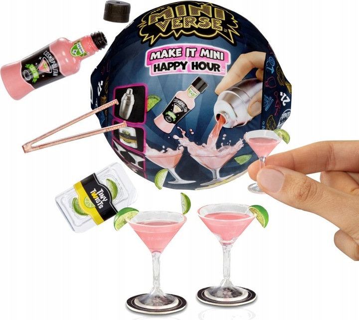 MGA's Miniverse Make It Mini Happy Hour Mini Collectibles, Blind Packaging