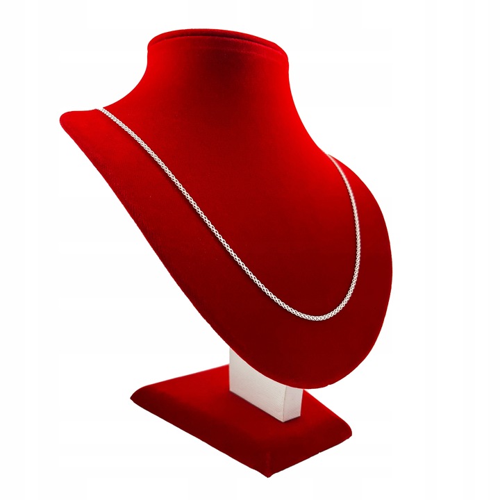 PIĘKNY SREBRNY ŁAŃCUSZEK DAMSKI BISMARK 925 2 MM PREZENT DLA NIEJ + GRAWER