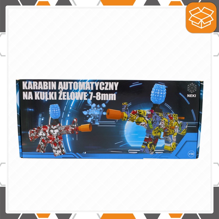 KARABIN NA KULKI ŻELOWE PISTOLET AUTOMATYCZNY DUŻY P90 + GRATIS 500 KULEK