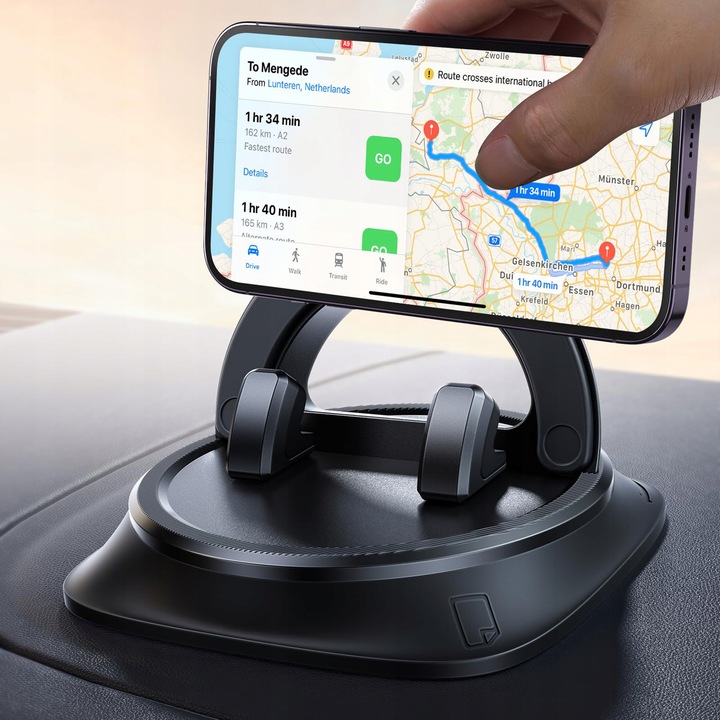 Uchwyt samochodowy obrotowy na deskę, kokpit stabilna podstawka na telefon