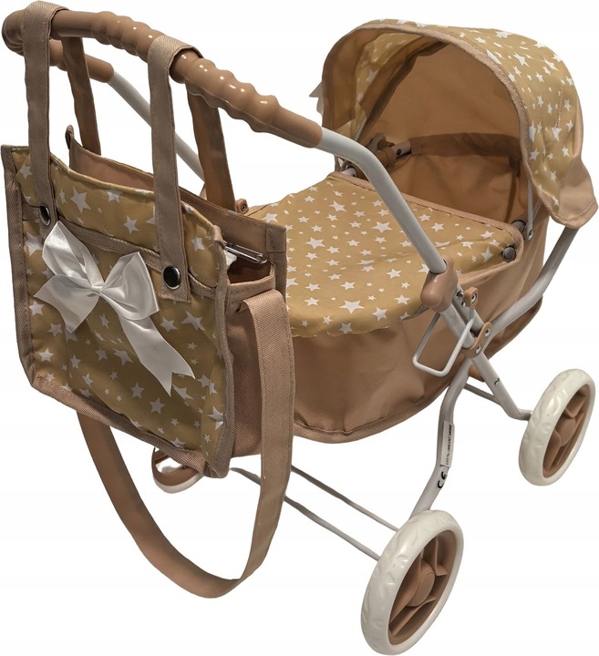 WÓZEK WÓZECZEK DLA LALEK GŁĘBOKI GONDOLA + TORBA