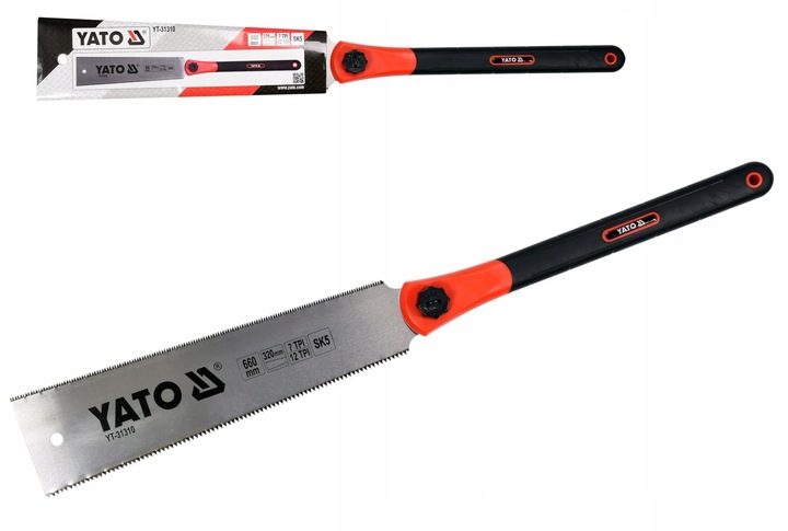 YATO PIŁA RĘCZNA DO DREWNA DWUSTRONNA JAPOŃSKA 320 MM YT-31310 STALOWA