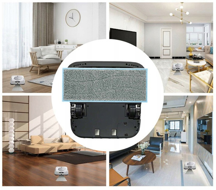 6x NAKŁADKA NA MOKRO ŚCIERECZKA DO ROBOT MOPUJĄCY MOP IROBOT BRAAVA JET M6