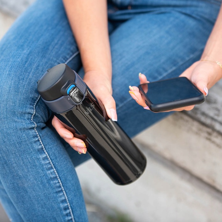 Kubek termiczny tyrystyczny NILS czarny 0,5l