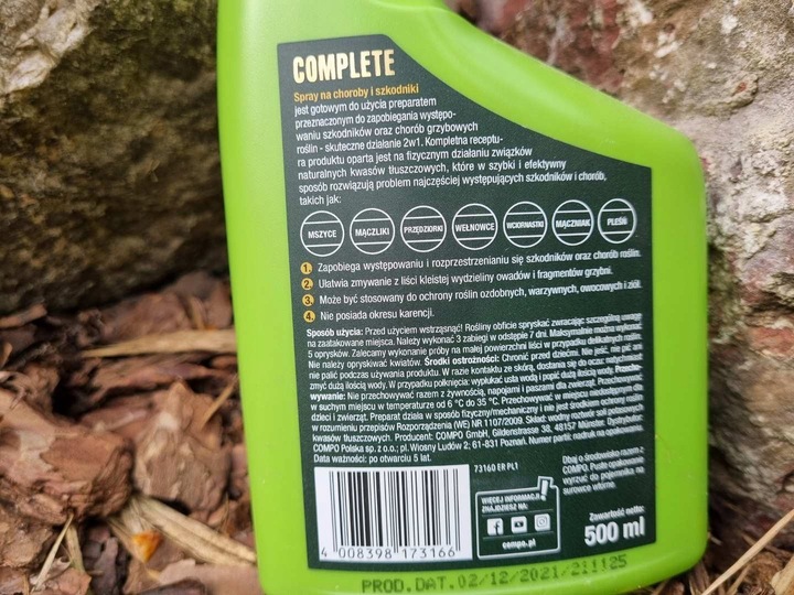 2x COMPO 2w1 na choroby i szkodniki MSZYCE PLEŚŃ