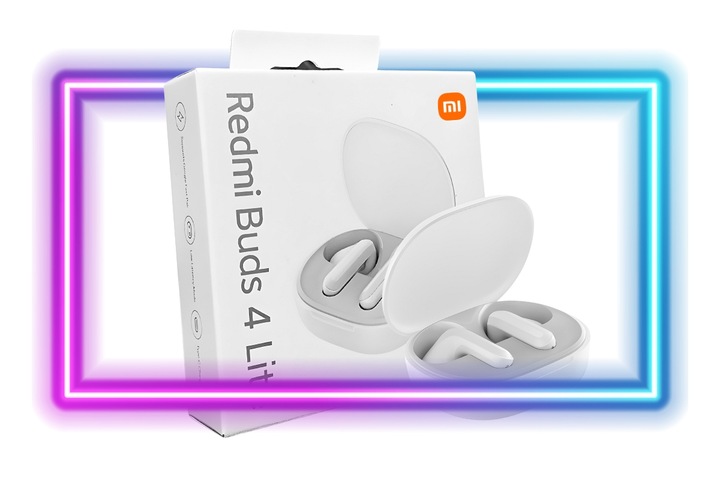 SŁUCHAWKI BEZPRZEWODOWE DOUSZNE XIAOMI REDMI BUDS 4 LITE + etui ładujące