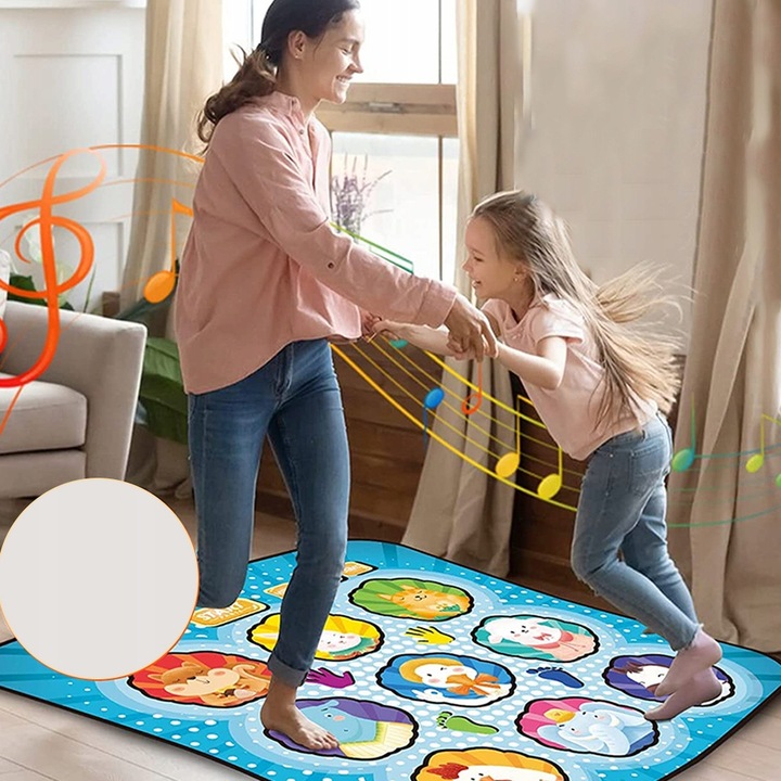 MATA DO TAŃCZENIA MUZYCZNA TANECZNA DLA DZIECI GRA INTERAKTYWNA TAŃCA ZABAW