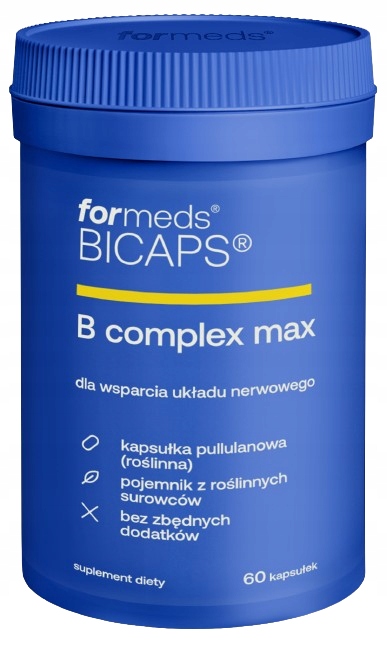 ForMeds BICAPS B COMPLEX MAX - dla wsparcia układu nerwowego B7 B8 B9