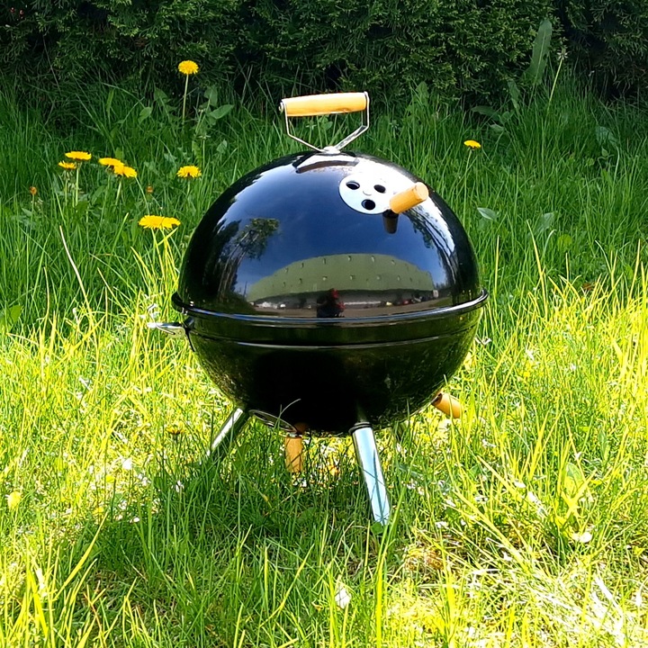 Grill węglowy Rossner 29 x 29 cm