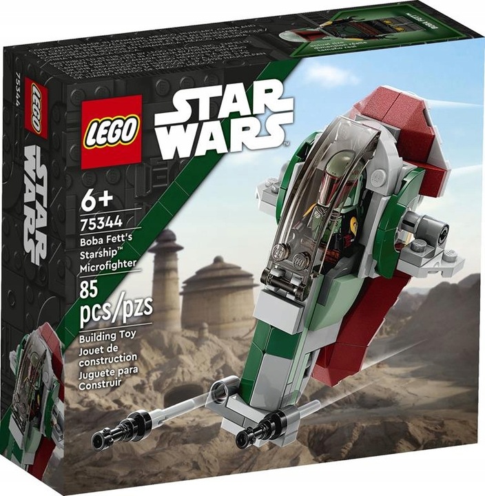 KLOCKI LEGO | STAR WARS 75344 MIKROMYŚLIWIEC BOBY FETTA + TORBA LEGO