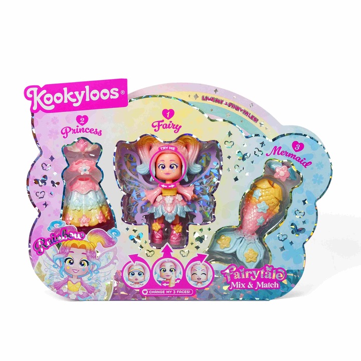 MagicBox - KOOKYLOOS PRINCESS - Fairytale Mix Match - Rainbow