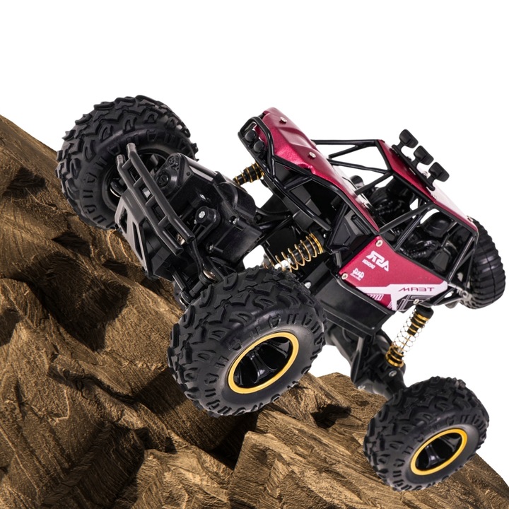 SAMOCHÓD ZDALNIE STEROWANY AUTO AUTKO TERENOWE 4X4 NA PILOTA R/C METAL 1:16