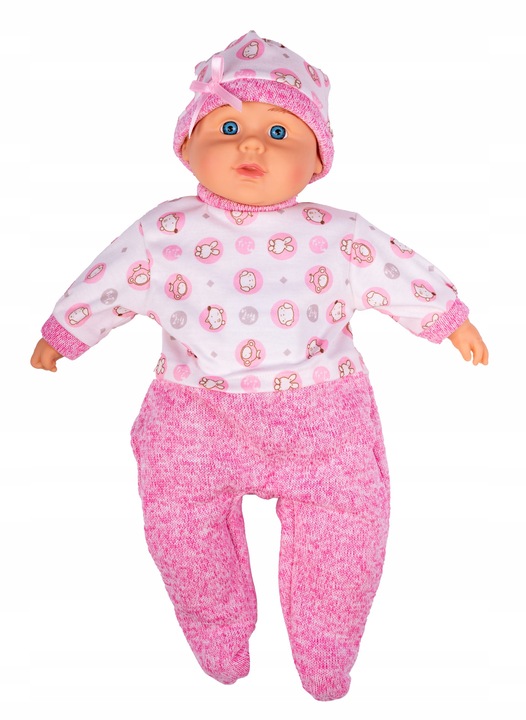 LALKA BOBAS DZIDZIUŚ MÓWIĄCY INTERAKTYWNA ZABAWKA 44cm GRATIS PIERŚCIONEK